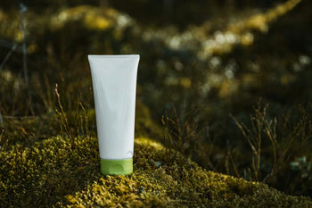 product without any label on a moss